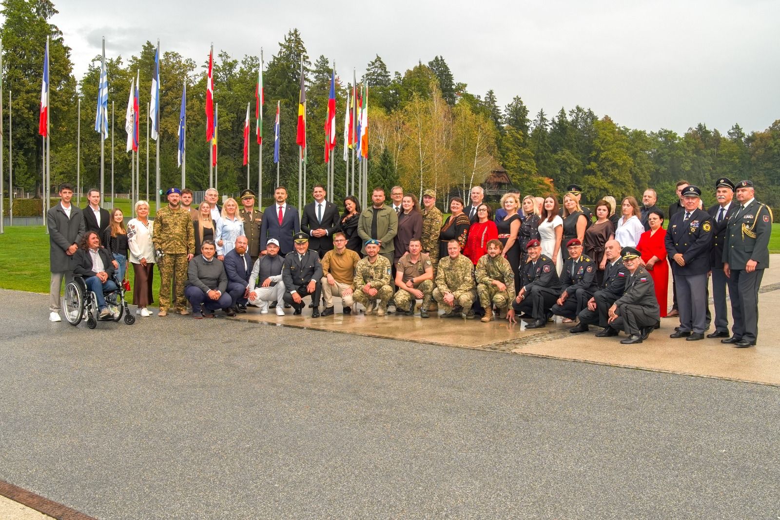 The Ukrainian delegation at Brdo, Slovenia, October 2026